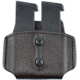 Texas 1836 Belt Slide Double Magazine Carrier, 1911, Ambidextrous, Brown, TX-DB-MC-021