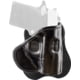 Texas 1836 PD2 - Rotating Thumb Release Quick-Draw OWB Paddle Holster, Left Hand, Smith &amp; Wesson M&amp;P 9 Shield, Smith &amp; Wesson M&amp;P 40 Shield, Glock 43, With No Attachment, Black, TX-PD2-1011