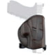 Texas 1836 PD2 - Rotating Thumb Release Quick-Draw OWB Paddle Holster, Right Hand, Smith &amp; Wesson M&amp;P 9 Shield, Smith &amp; Wesson M&amp;P 40 Shield, Glock 43, Brown, TX-PD2-1012