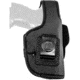 Texas 1836 The Weightless - 4 In 1 Thumb Release IWB Holster, Most 9mm/ .40/ .45 Double Stack, Right Hand, With No Attachment, Black, TWHS-HR4-520