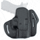 Texas 1836 Three Slots - Open Top OWB Holster, Right Hand, Most Glock Full Size 9mm/.40 and Similar Frame, With No Attachment, Black, TX-3SLOTS-OT-300
