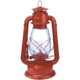 Texsport Kerosene 12" Lantern, MetalBody, GlassGlobe, Red 15998TEX