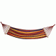 Texsport Red Rainbow Striped Hammock, Cedar Point with Stand, 400 lb. Capacity 191126