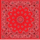 Carolina Manufacturing Deluxe Bandana, Red 511683