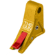 The Gun Company Gen 1-5 SS Trigger, Gold Shoe/Red Safety, Gold/Red, TGC-SS-TRG-GOLD-RED