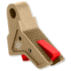 The Gun Company Gen 1-5 TWP Trigger, FDE Shoe/Red Safety, FDE/Red, TGC-TWP-TRG-FDE-RED