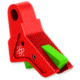 The Gun Company Gen 1-5 TWP Trigger, Red Shoe/Monster Green Safety, Red/Monster Green, TGC-TWP-TRG-RED-MGRN