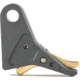 The Gun Company Gen 3/4 SS Trigger, Gray Shoe, Brass Safety, TGC-SS-TRG-GRY-BRS