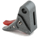 The Gun Company Gen 3/4 SS Trigger, Gray Shoe, Red Safety, TGC-SS-TRG-GRY-RED
