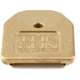 The Gun Company Magazine Basepad 2 for Glock, Brass, TGC-GLK-B2-BRS