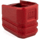 The Gun Company The Gun Co +5 Magazine Extension for Glock 19, Red, TGCGBP195RED-5RD