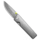 The James Brand The James Brand The Chapter 2 Frame Lock Knife Titanium 2.75" Damasteel, Gray, Damasteel, adult, BHQ-212919