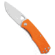 The James Brand The James Brand The Folsom Liner Lock Knife Orange G-10 2.75" Satin, Orange, VG10, adult, BHQ-176277