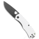 The James Brand The James Brand The Folsom Liner Lock Knife White Bone G-10 2.75" Black, White, CTS BD1, adult, BHQ-72274