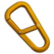 The James Brand The Hardin Carabiner, Yellow, One Size, BHQ-141775