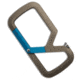 The James Brand The James Brand The Mehlville Carabiner - Coyote Tan/Desert Sky, Blue/Tan, adult, BHQ-195459