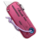 The James Brand The James Brand The Palmer Clear Utility Knife Mulberry + Blue Al 0.56" Satin, Red/Blue, -, adult, BHQ-235032