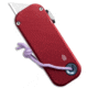The James Brand The James Brand The Palmer Utility Knife Mulberry + Blue Aluminum 0.56" Satin, Red/Blue, -, adult, BHQ-235031