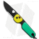 The James Brand The Redstone Slide Lock Folding Knife, 2.43in, Sandvik 12C27, Drop Point Blade, Polymer, Blue/Yellow Handle, Blue/Yellow/Black, 6.13 inch, BHQ-195188