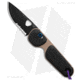 The James Brand The Redstone Slide Lock Folding Knife, 2.43in, Sandvik 12C27, Drop Point Blade, Polymer, Black/Brown Handle, Black/Brown/Black, 6.13 inch, BHQ-195189
