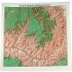 The Printed Image Glacier National Park Topo Ban 522