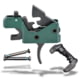 The Triggered Company The Disruptor AR-15 FRT 3 Position Drop In Forced Reset Rifle Trigger w/ Ambidextrous Safety Selector, AR-15, Curved, 3.7-4.1lb, Green, 3