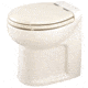 Thetford Tecma Silence 2 Mode 24V RV Toilet With Electric Solenoid - Low, White, 38113