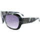 Thierry Mugler 10211 Black-Grey Marble Frame, Purple Gradient Lenses Frame Womens Sunglasses, 57-18-125 10211-C5