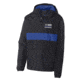 Thin Blue Line 1/2 Zip Hooded - Embroidered - FLAG-TBL-1/2ZIP-HOODED-BLK/BLU-2XL