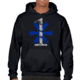 Thin Blue Line 1* Asterisk Hoodie, Classic - 1AS-BIG-H-BLACK-XXL