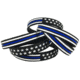Thin Blue Line American Flag Bracelet, X-small, 6 Inch, Thin Blue Line - TBL-AM-BR-6-1