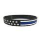 Thin Blue Line American Flag Bracelet, Xxl, 10 Inch, Thin Blue Line - TBL-AM-BR-10-1
