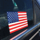 Thin Blue Line American Flag Sticker - Red, White, Blue, Red/white/blue - RWB-S-FLAG