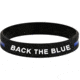 Thin Blue Line Back The Blue Bracelet, 9 Inch, Thin Blue Line - BACK-BLUE-BR-9