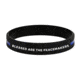 Thin Blue Line Blessed Bracelet, 8 Inch, Thin Blue Line - TBL-BR-BLESSED