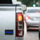 Thin Blue Line Classic Sticker, 3 X 4.5 In, Thin Blue Line - BLACK-BLUE-S-712