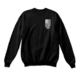 Thin Blue Line Crew Neck Sweatshirt, Black - TBL-CREW-BLACK-XXL