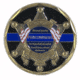 Thin Blue Line Deputy Sheriff St Michael's Coin, TBL-MAT-CC