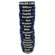 Thin Blue Line Dispatch - Silicone Bracelet, 8 Inch, Thin Blue Line - TBL-DISPATCH-BR