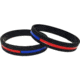 Thin Blue Line Dual Bracelet - 9 Inch, Thin Red Line - TRBL-DUAL-BR-9