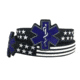 Thin Blue Line Ems Bracelet, 8 Inch, Thin Blue Line - EMS-BR-8
