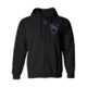 Thin Blue Line Full Zip - Retired - Unisex - RETIRED-ZIP-BLACK-LARGE