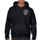 Thin Blue Line Hoodie - 1* Asterisk - Mens, Large, Black, 1AS-H-BLACK-L