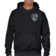 Thin Blue Line Hoodie - 1* Asterisk , Black - 1AS-H-BLACK-XXL