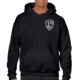 Thin Blue Line Hoodie - 1* Asterisk , Black - 1AS-H-BLACK-XXL