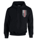 Thin Blue Line Hoodie - Honor/respect Thin Red Line American Flag, Black, 5XL - TRL-H-BLACK-5XL
