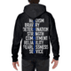 Thin Blue Line Hoodie - Remember, 4XL, Regular - MENS-REM-HOOD-XXXXL
