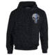 Thin Blue Line Hoodie - Skull, Black - BLPUN-H-BLACK-XXL