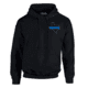 Thin Blue Line Hoodie - Texas , Black - TEXAS-H-BLACK-XXL