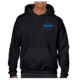 Thin Blue Line Hoodie - Texas , Black - TEXAS-H-BLACK-XXL